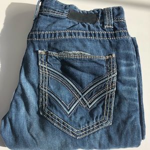 Men’s Buckle Black Jeans